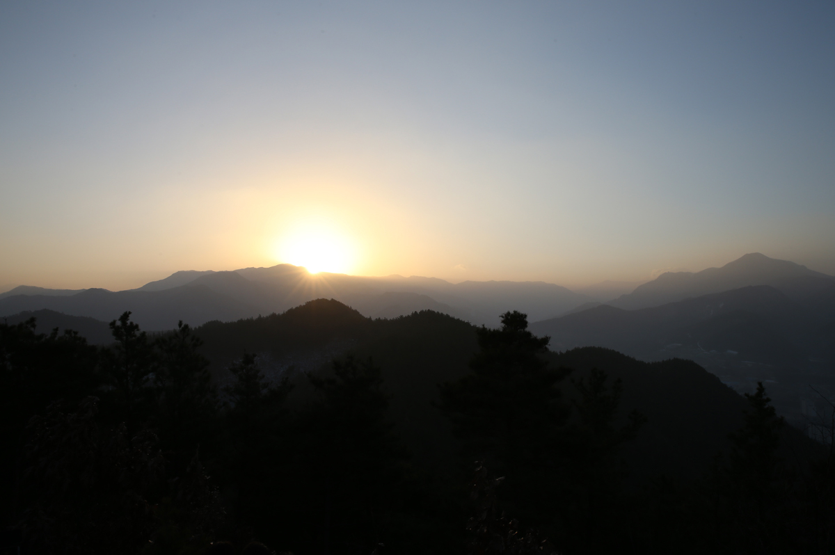 2014.01.01. 무주군 향로산 에서의 해맞이