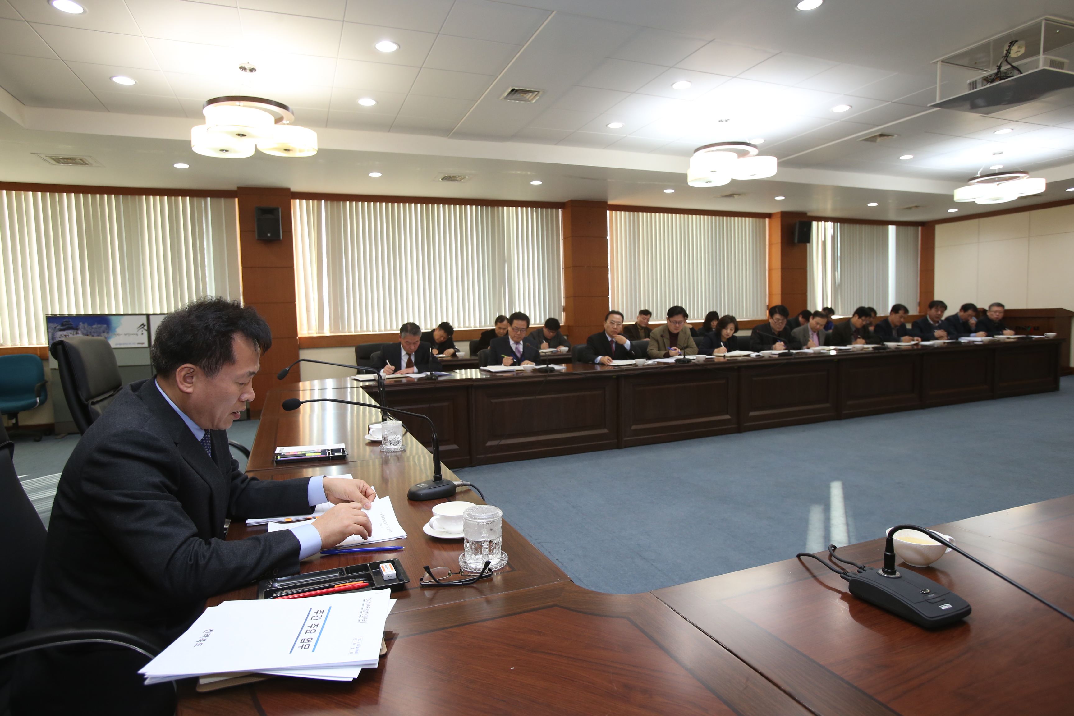 2016.01.11. 주간업무보고회(하성용 무주부군수)