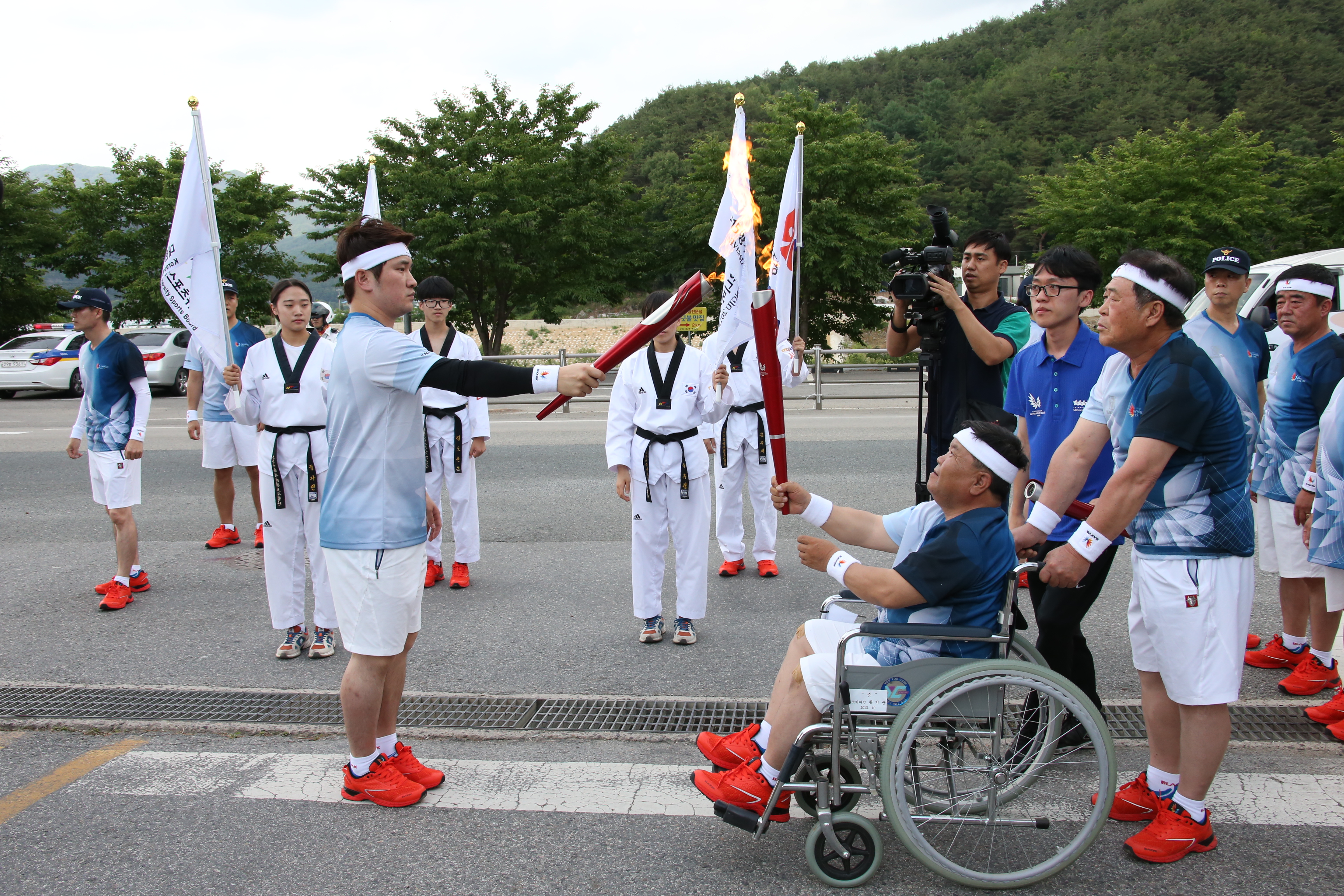 2015.06.19. 2015년 광주 하계 유니버시아드대회 성화 봉송 행사