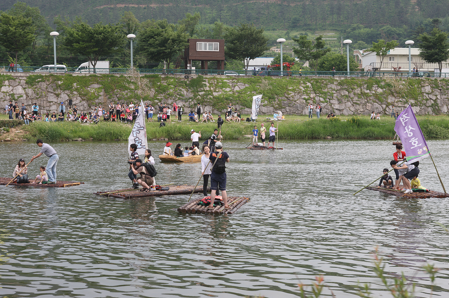 2012.06.09  제16회 무주반딧불축제-남대천 뗏목 레프팅 체험