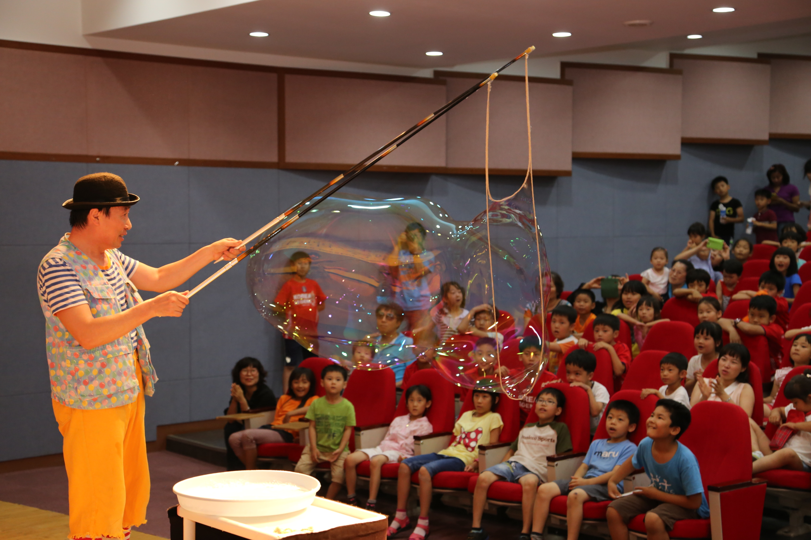 2014.07.10 무주군 아동 청소년 초청공연(풍선마임, 버블쇼)