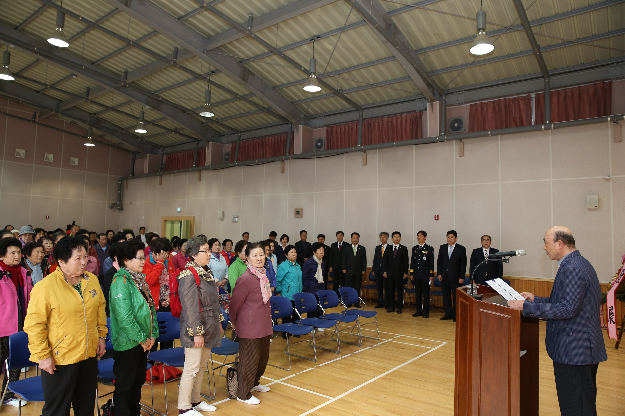 2015.04.08. 무주군 노인대학입교식