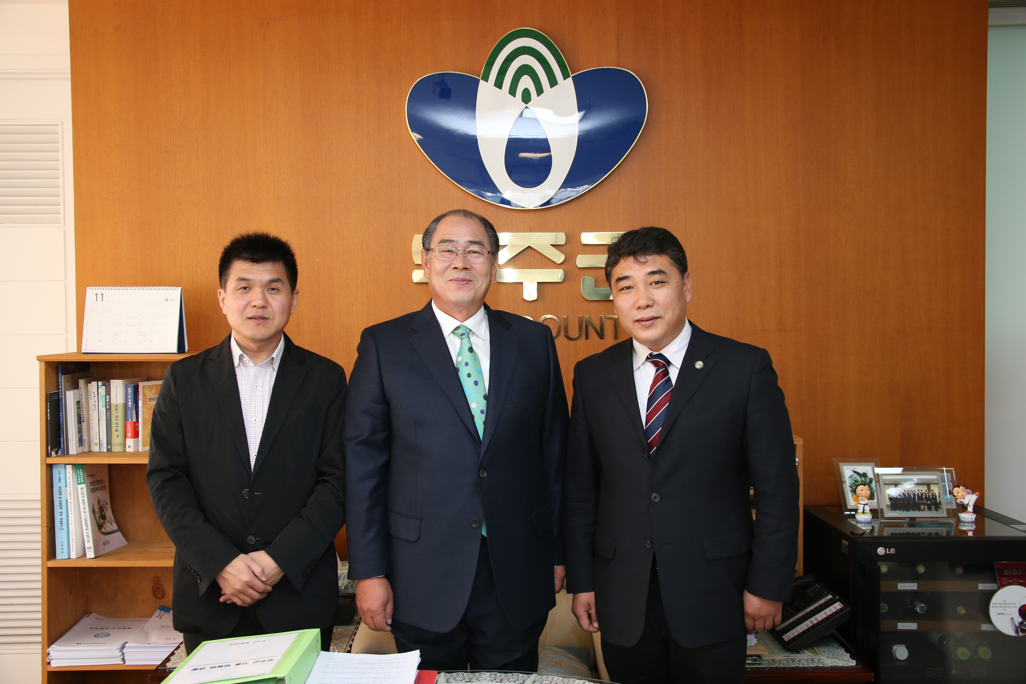 2014.11.19. 연변대학교 관계자방문
