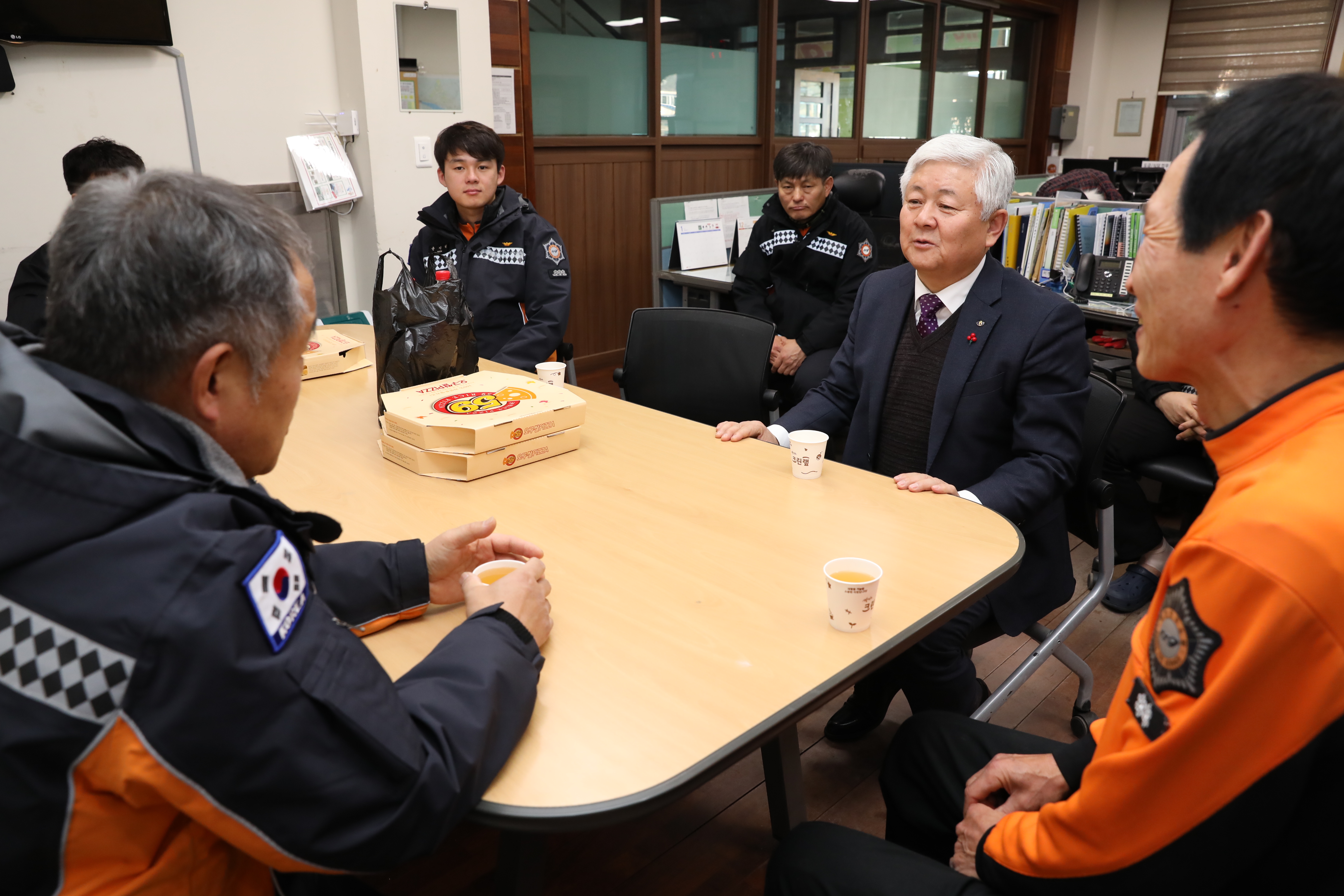 2019.01.02. 황인홍 무주군수 무주119안전센터 격려 방문