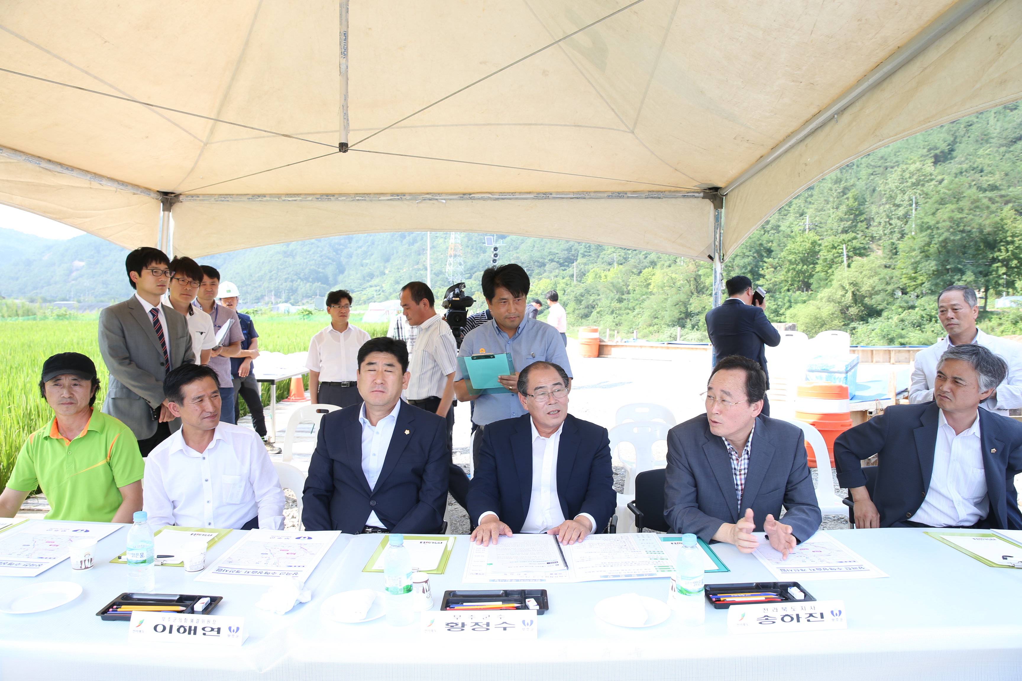 2014.08.12. 송하진 도지사님 현장 방문