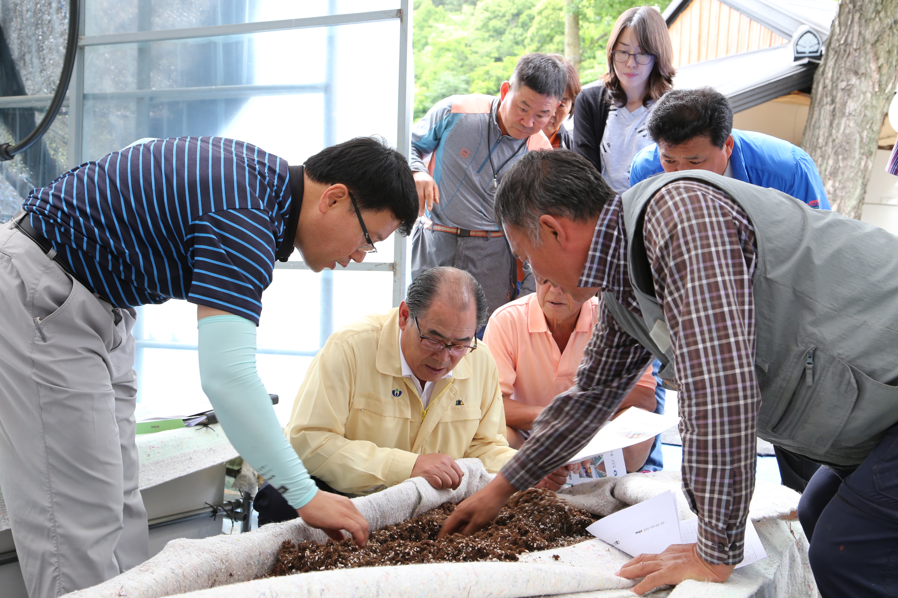 2016.06.07. 황정수 무주군수 친환경 천마 재배 농가 방문