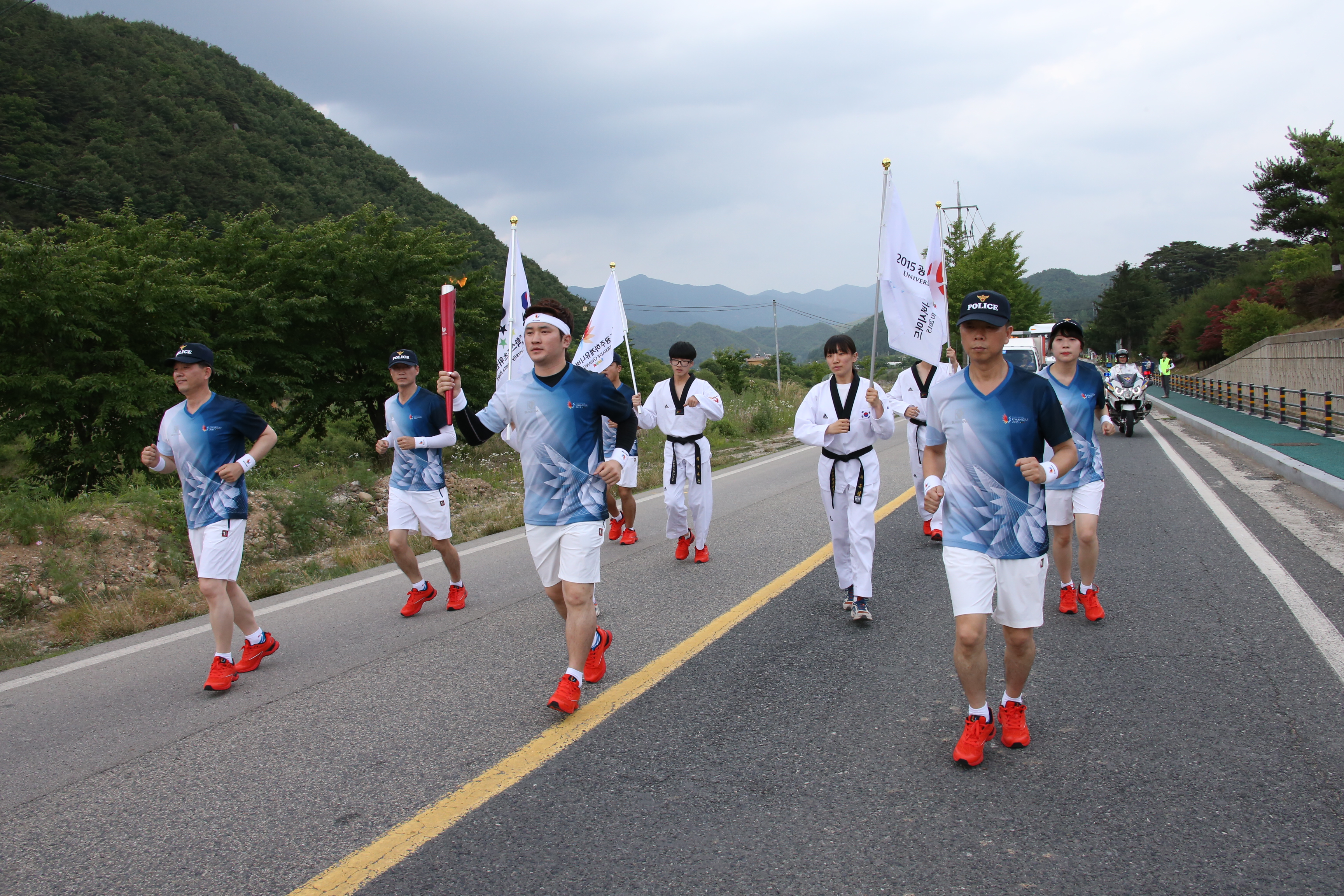 2015.06.19. 2015년 광주 하계 유니버시아드대회 성화 봉송 행사
