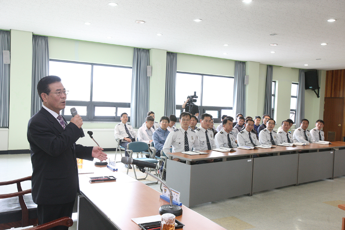 2012.05.17  홍낙표 무주군수 무주경찰서 특강
