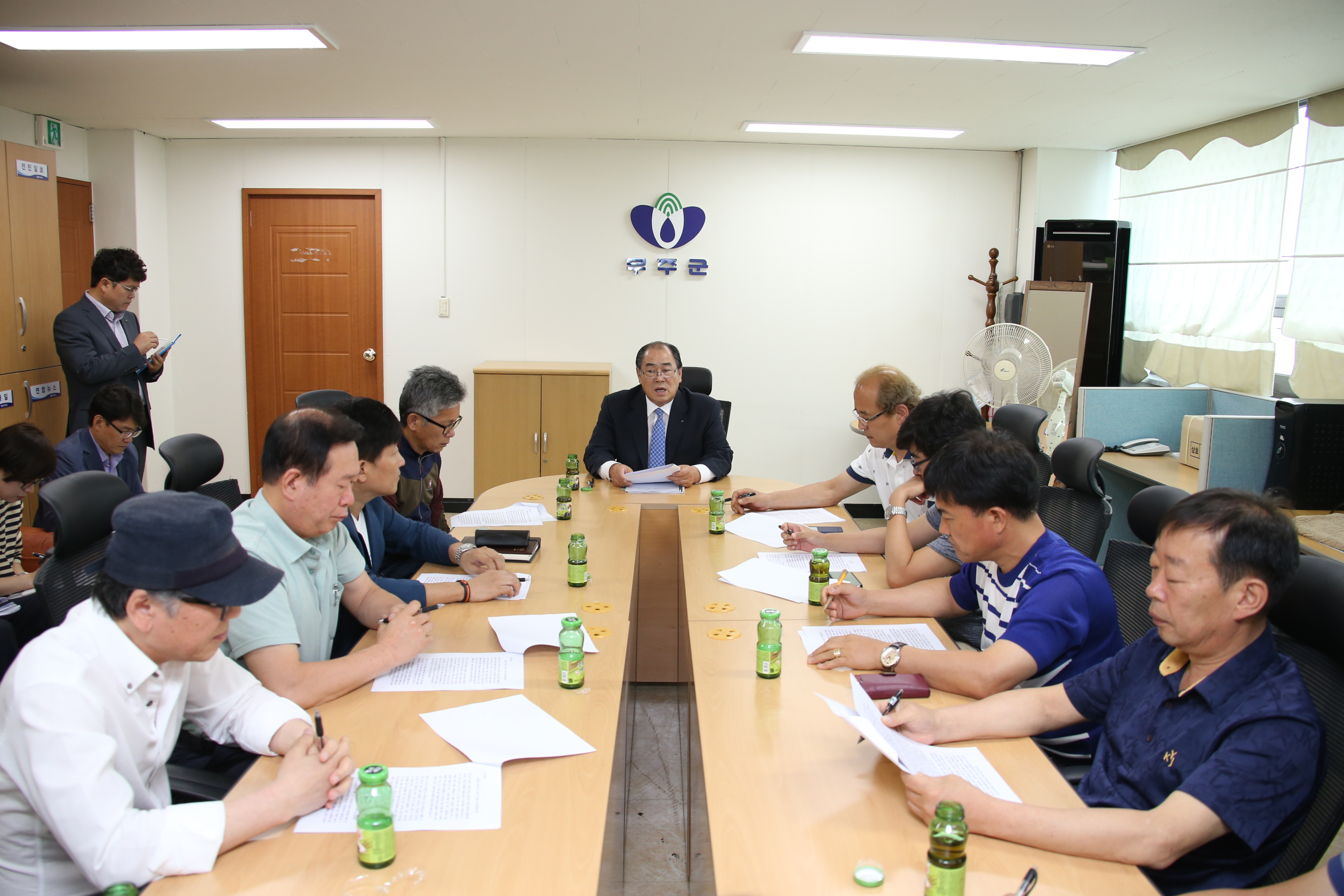 2015.06.31. 황정수 무주군수 민선 6기 1주년 기자간담회
