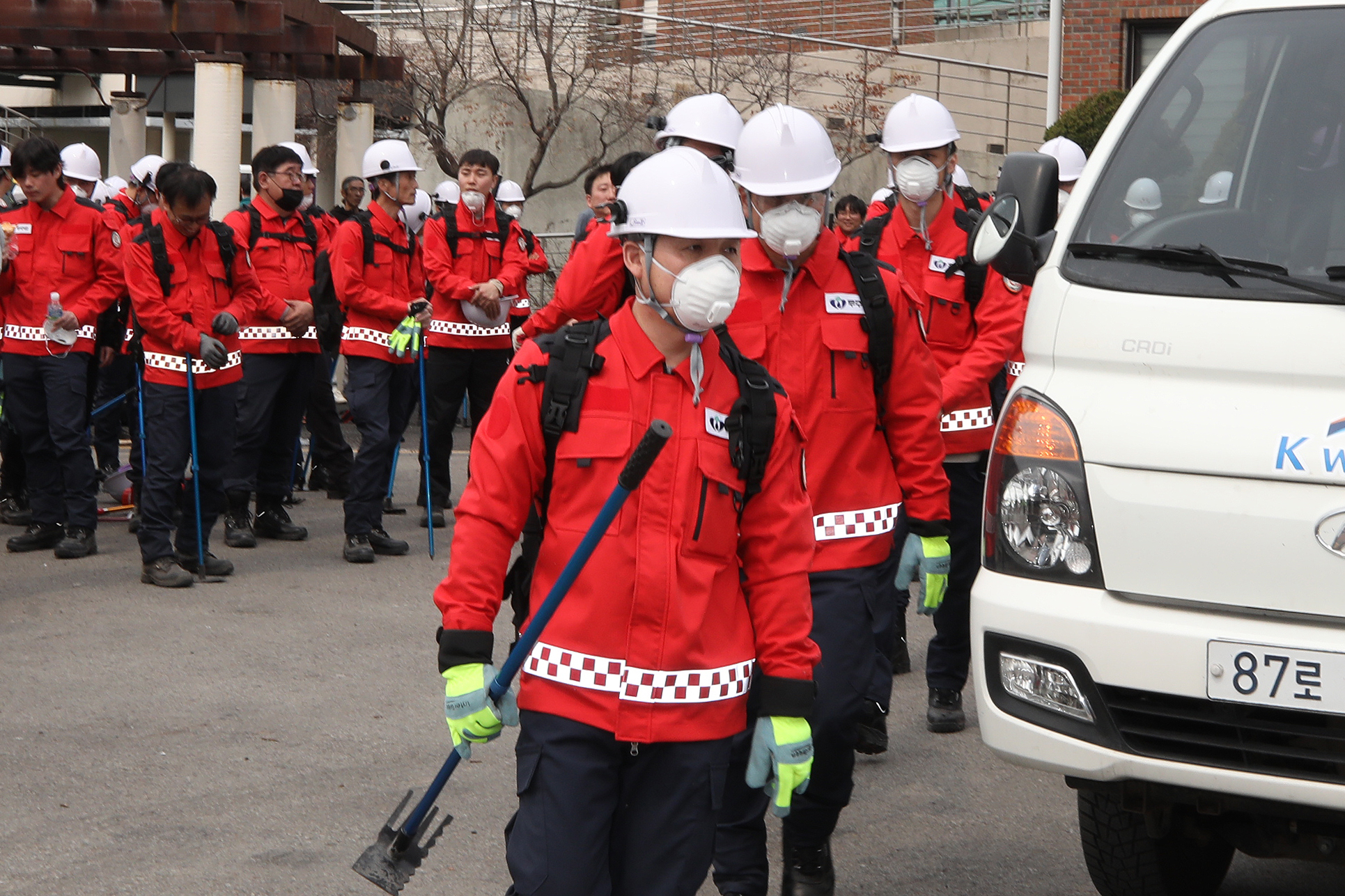 2025.03.27. 부남면 산불 진화 현장 (무주군 공무원 산불진화대)