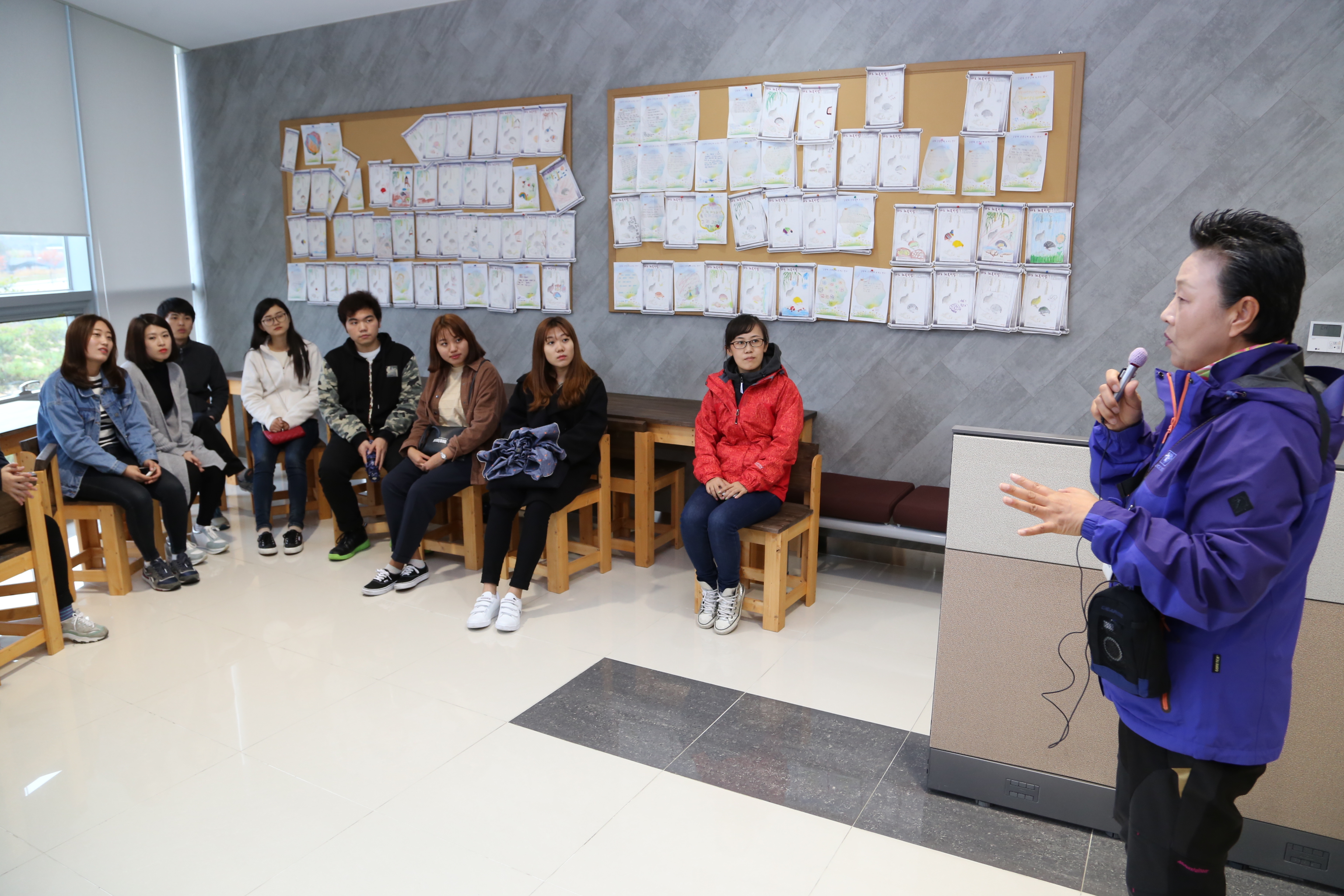 2015.11.07. 중국 연변대학교 학생 무주군 방문
