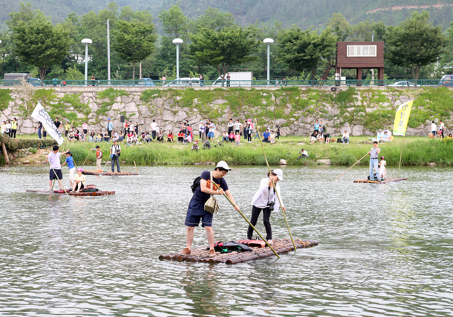 2012.06.09  제16회 무주반딧불축제-남대천 뗏목 레프팅 체험