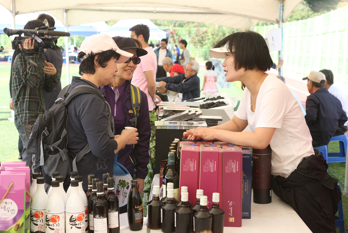 2012.09.22  제22회 적상면민의 날 머루축제-머루와인 족욕체험