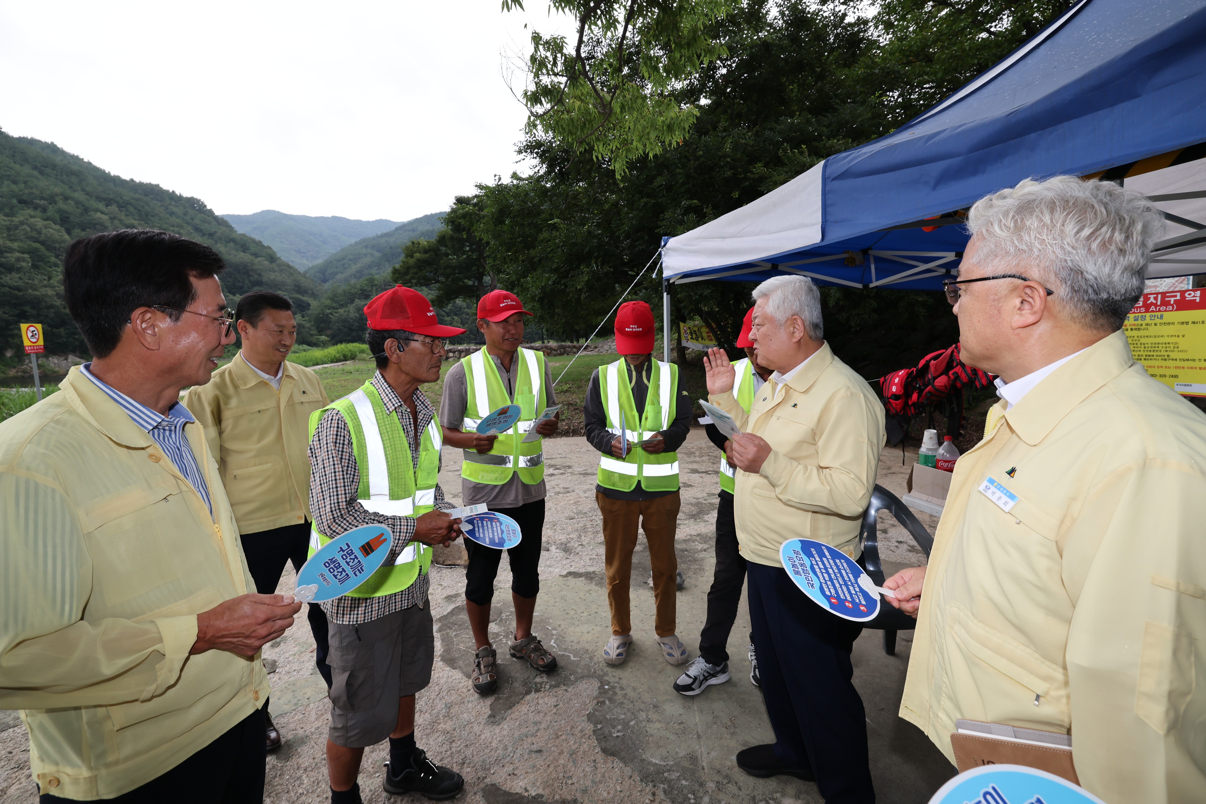 2025.08.11. 여름철 물놀이 안전점검(황인홍 무주군수)