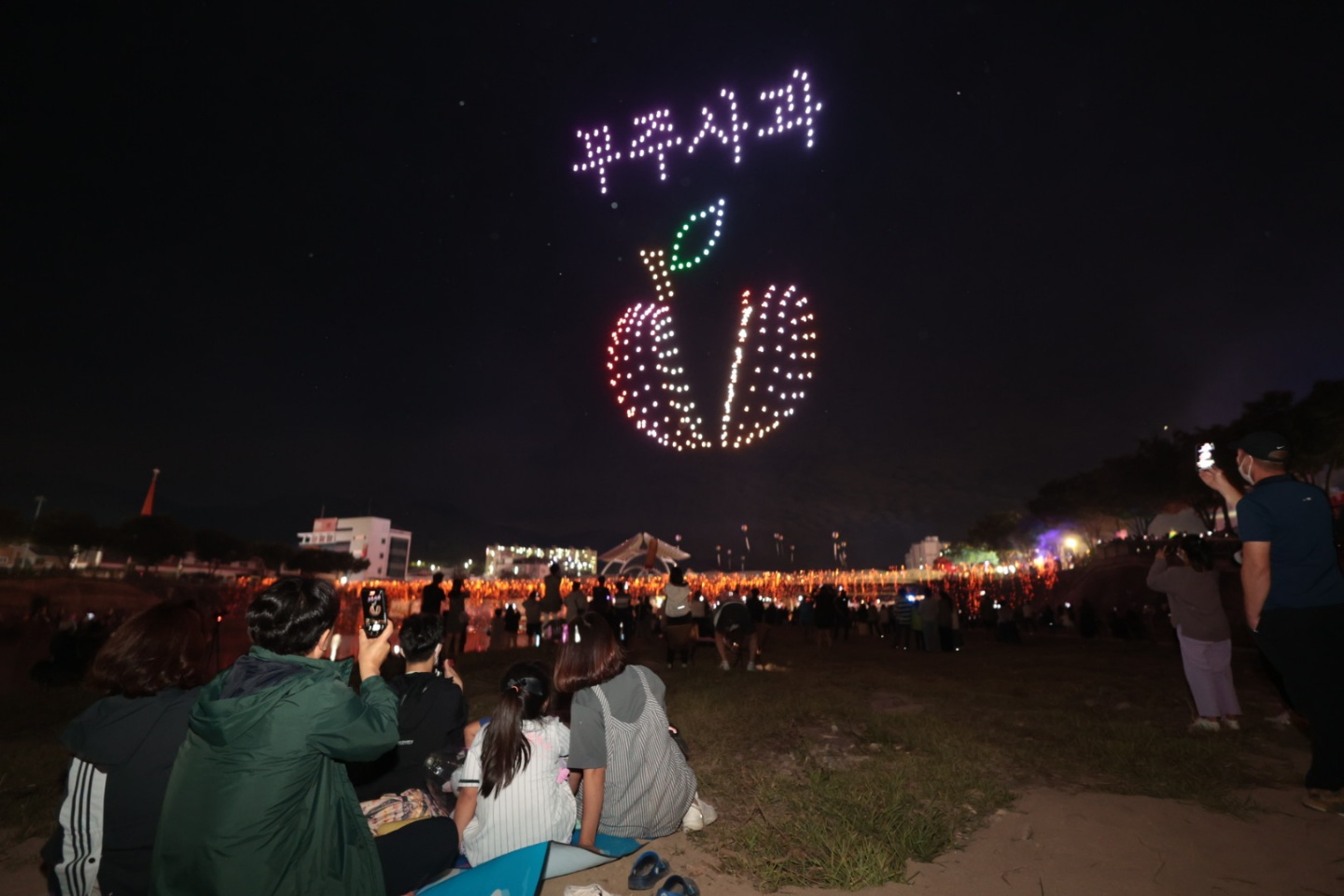 제26회 무주반딧불 축제 낙화놀이 및 드론쇼