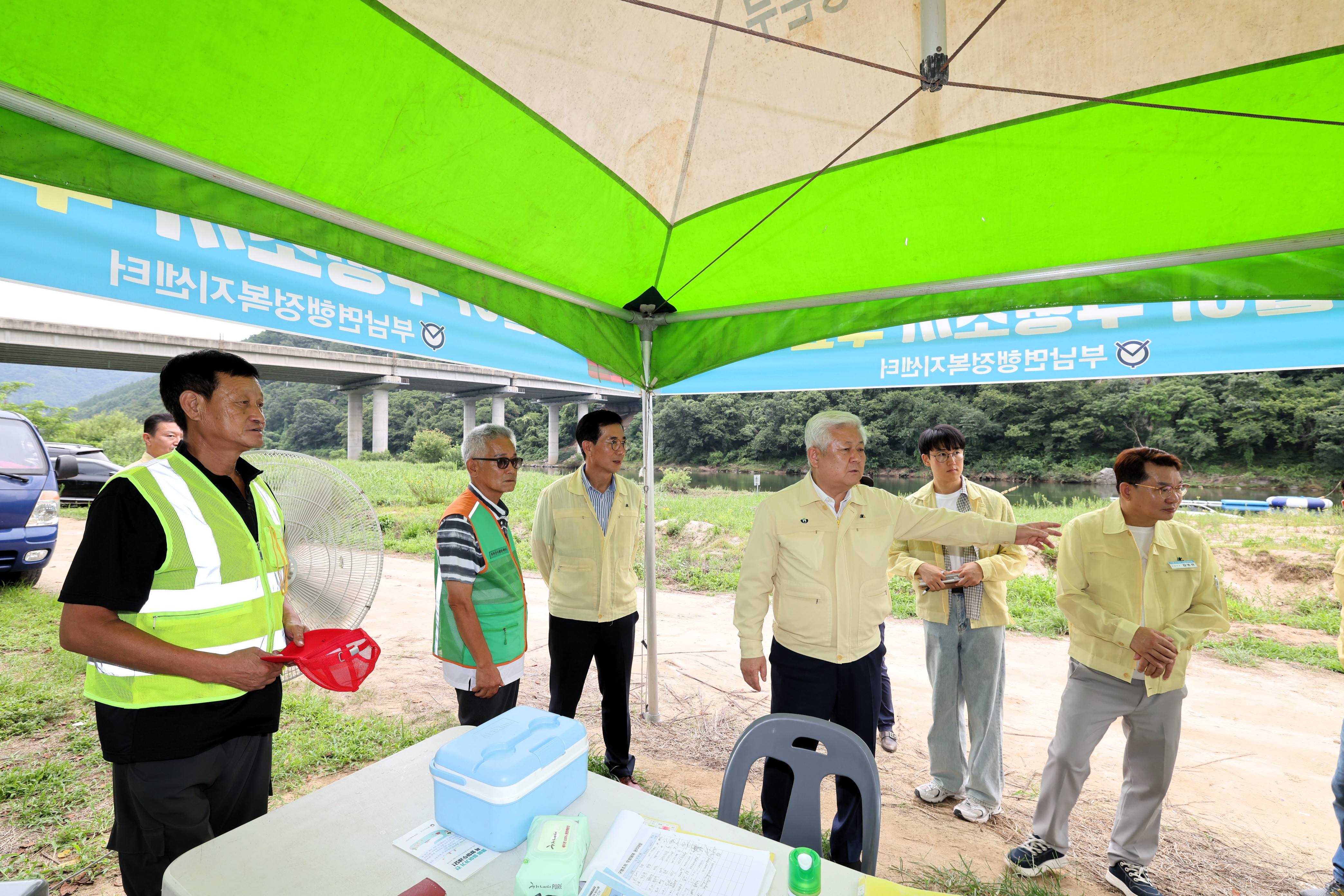 2025.08.11. 여름철 물놀이 안전점검(황인홍 무주군수)